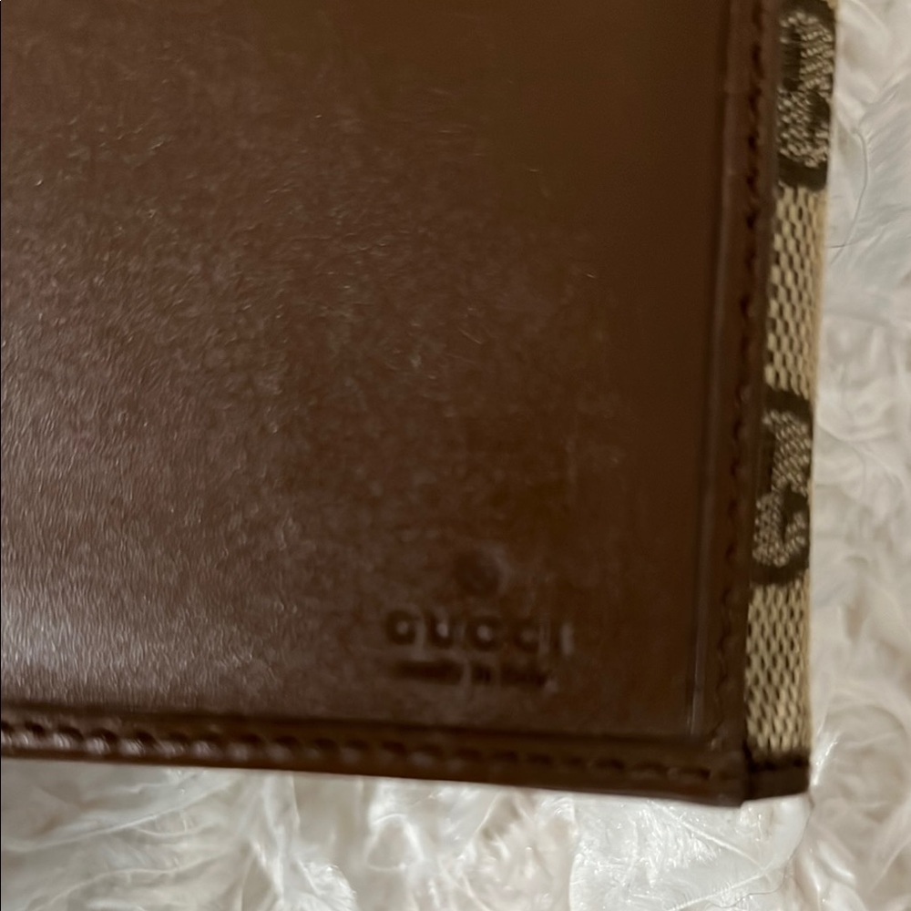 Gucci Monogram Tan Clutch Wallet Authentic EUC - Picture 11 of 17
